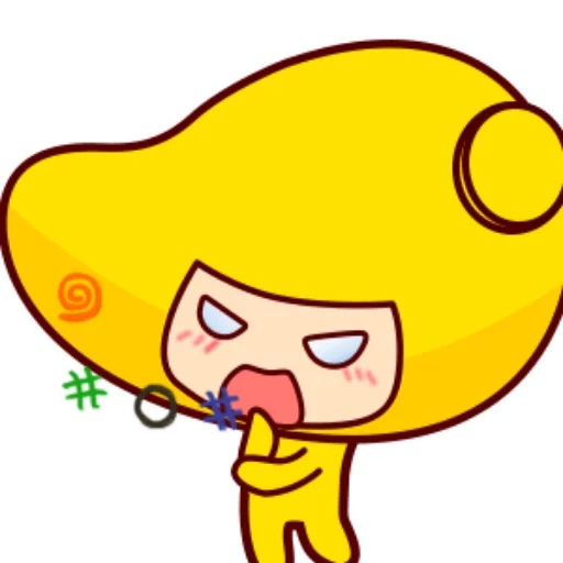 😠 Стикер «mango girl» для Telegram
