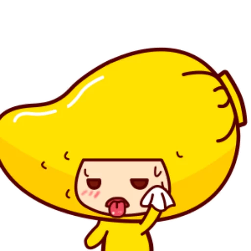☀ Стикер «mango girl» для Telegram