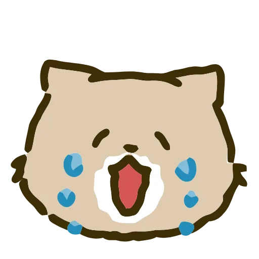 😭 Эмодзи «Mango and Miyao» для Telegram
