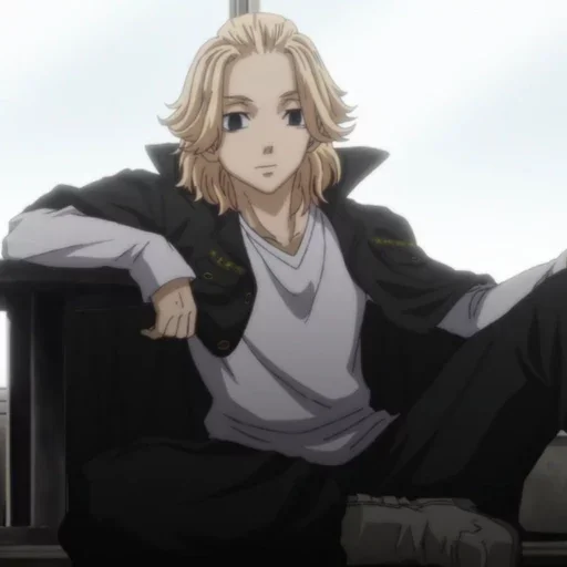 🫥 Стикер «Manjiro Sano Tokyo revengers» для Telegram