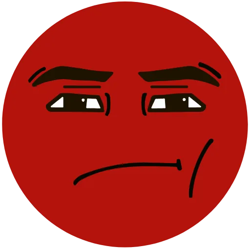 😕 Эмодзи «man faces» для Telegram
