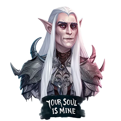 🍒 Стикер «The Elder Scrolls Mannimarco» для Telegram
