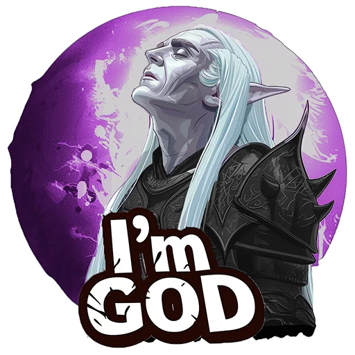 😇 Стикер «The Elder Scrolls Mannimarco» для Telegram
