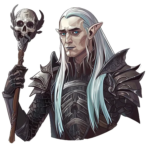 🧙 Стикер «The Elder Scrolls Mannimarco» для Telegram