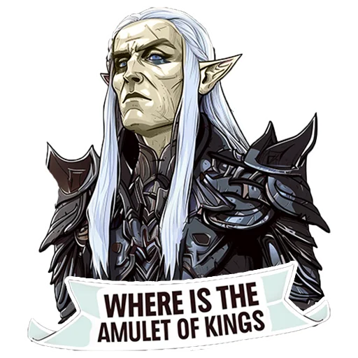 ⁉️ Стикер «The Elder Scrolls Mannimarco» для Telegram