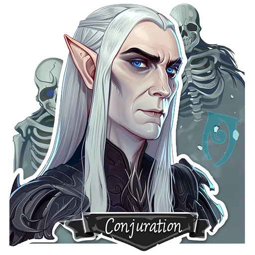 💀 Стикер «The Elder Scrolls Mannimarco» для Telegram