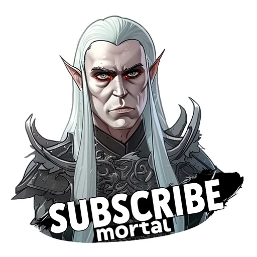 Стикерпак The Elder Scrolls Mannimarco для Telegram
