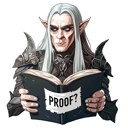 📖 Стикер «The Elder Scrolls Mannimarco» для Telegram