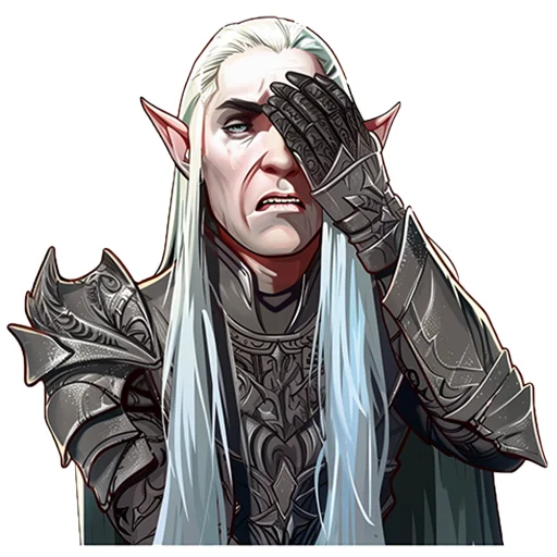 🤦‍♂️ Стикер «The Elder Scrolls Mannimarco» для Telegram