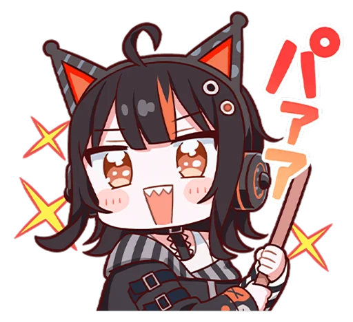 😉 Стикер «魔法少女ノ魔女裁判 LINE» для Telegram
