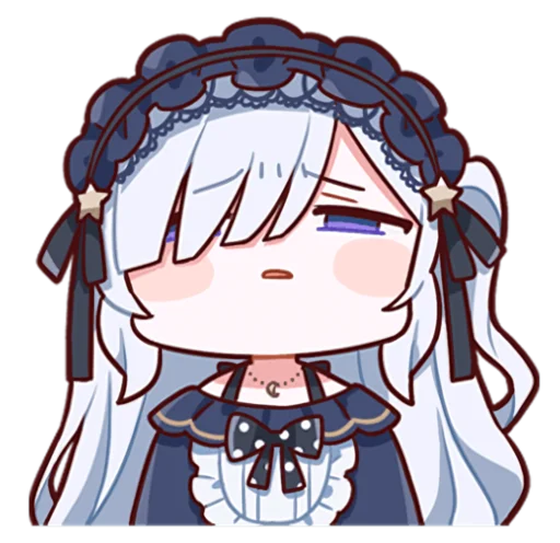 😒 Стикер «魔法少女ノ魔女裁判 LINE» для Telegram