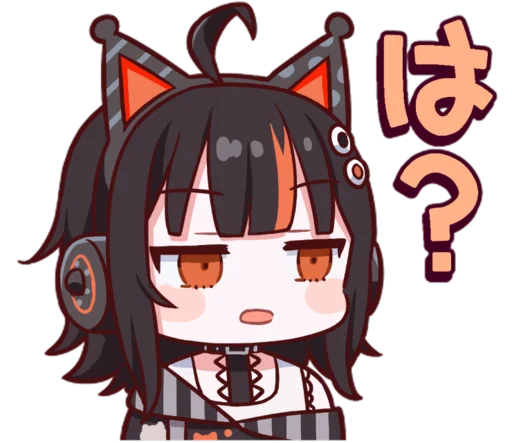 😧 Стикер «魔法少女ノ魔女裁判 LINE» для Telegram