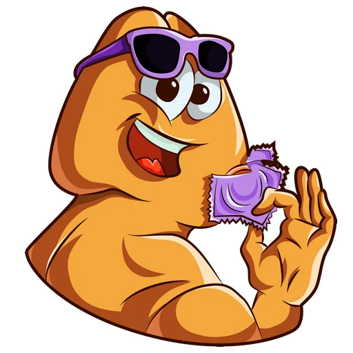 😉 Стикер «man potency» для Telegram