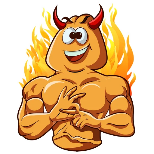 😈 Стикер «man potency» для Telegram