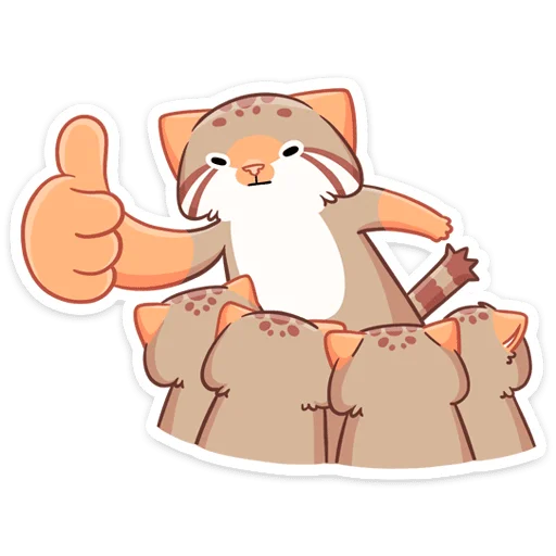 👍 Стикер «Манул Ур» для Telegram