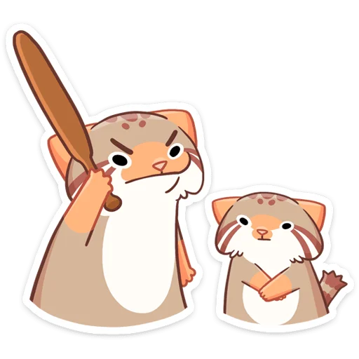 🏏 Стикер «Манул Ур» для Telegram