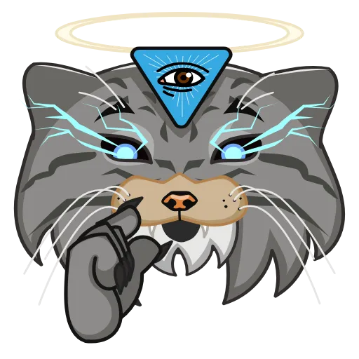 😇 Эмодзи «manulcoin emoji» для Telegram