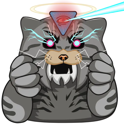 😡 Стикер «manulcoin stickers» для Telegram