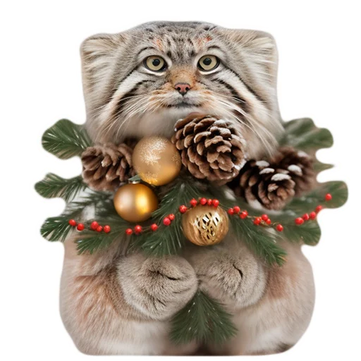 💐 Стикер «Winter Manul» для Telegram