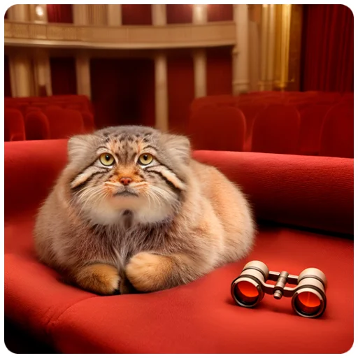 🎭 Стикер «Winter Manul» для Telegram
