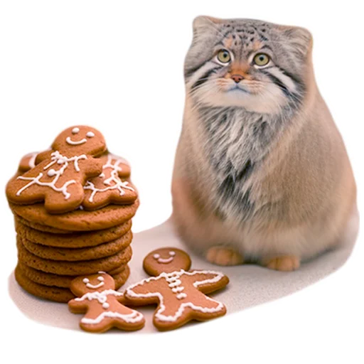 🍪 Стикер «Winter Manul» для Telegram