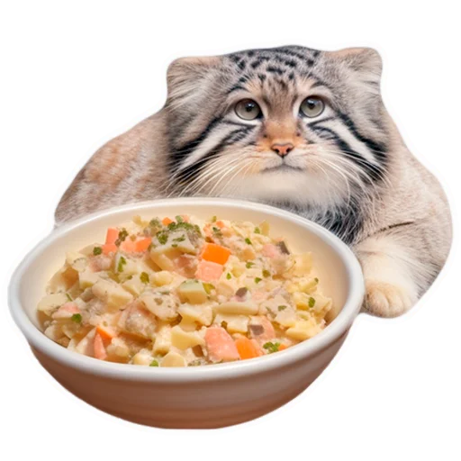 😨 Стикер «Winter Manul» для Telegram