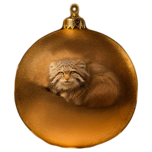 🎄 Стикер «Winter Manul» для Telegram