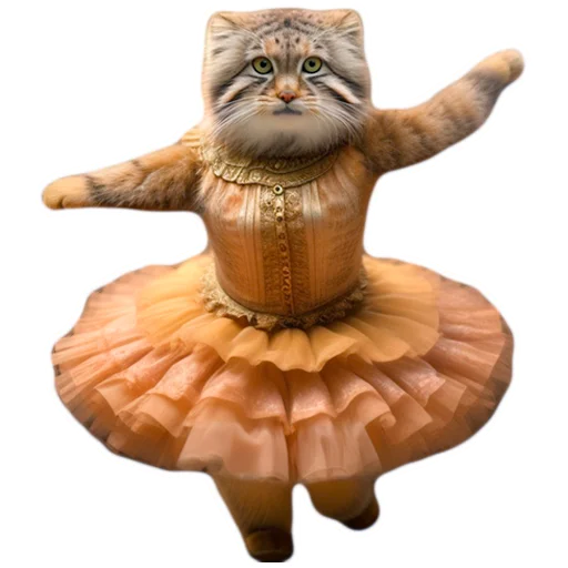 🩰 Стикер «Winter Manul» для Telegram