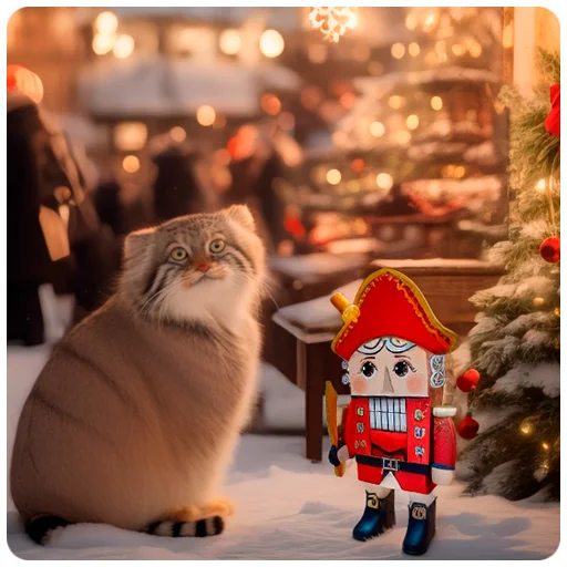 🧸 Стикер «Winter Manul» для Telegram