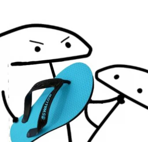 🗿 Стикер «Manusia lidi» для Telegram