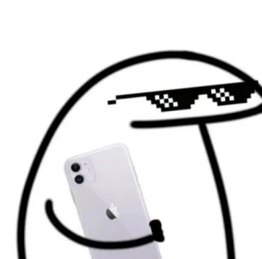 Стикерпак Manusia lidi для Telegram