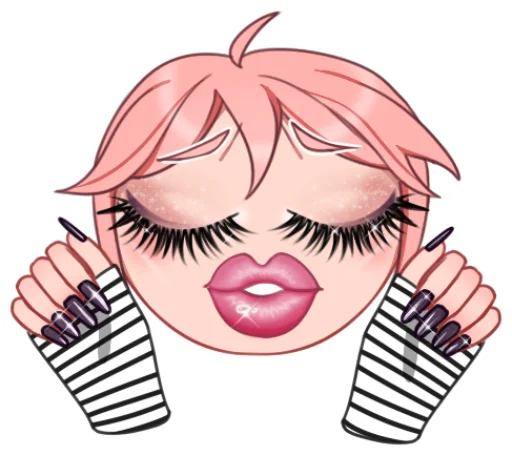 👄 Стикер «Маня Рефлай» для Telegram
