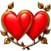 Стикер 58 Many Hearts