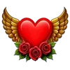 Стикер 4 Many Hearts