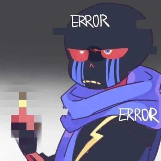 😮‍💨 Стикер «Error Sans» для Telegram