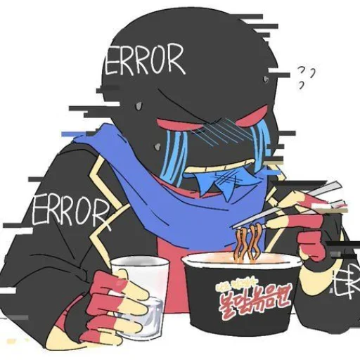 😡 Стикер «Error Sans» для Telegram