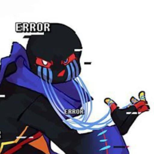 😡 Стикер «Error Sans» для Telegram