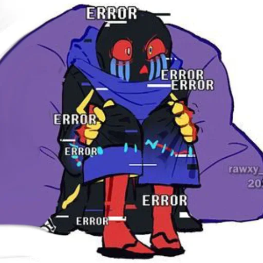🙂 Стикер «Error Sans» для Telegram