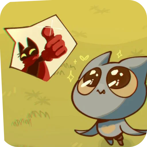 🖼 Стикер «МАО МАО герои чистого сердца» для Telegram