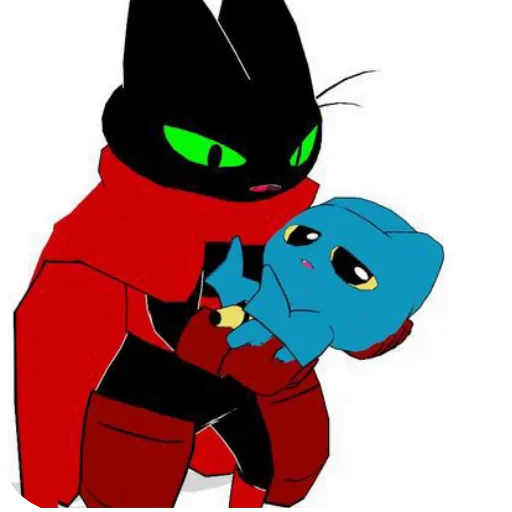 🤒 Стикер «МАО МАО герои чистого сердца» для Telegram