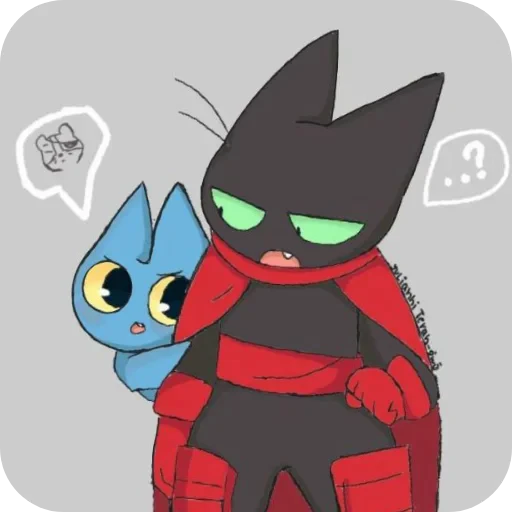 🐱 Стикер «МАО МАО герои чистого сердца» для Telegram