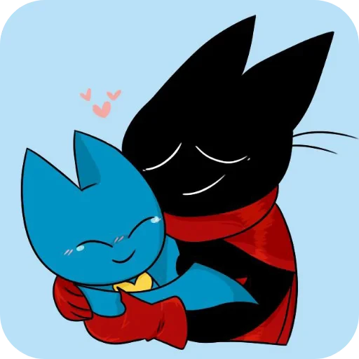🐱 Стикер «МАО МАО герои чистого сердца» для Telegram