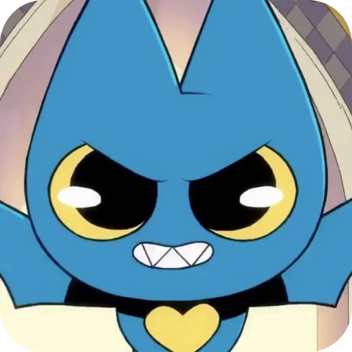 😈 Стикер «МАО МАО герои чистого сердца» для Telegram