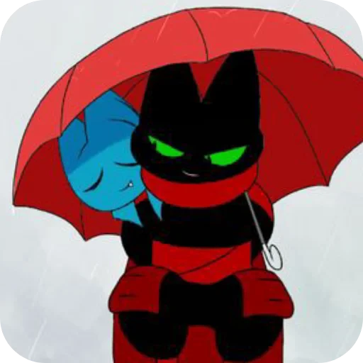 ☔ Стикер «МАО МАО герои чистого сердца» для Telegram