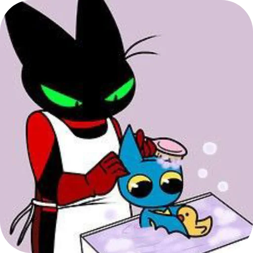 🐱 Стикер «МАО МАО герои чистого сердца» для Telegram