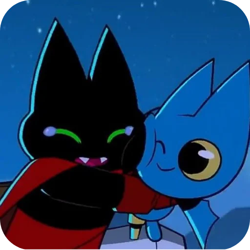 🐱 Стикер «МАО МАО герои чистого сердца» для Telegram
