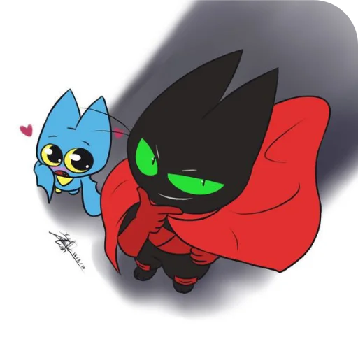 🐱 Стикер «МАО МАО герои чистого сердца» для Telegram