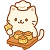 Стикер 9 猫咪