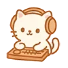 Стикер 15 猫咪
