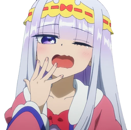 🥱 Стикер «Maoujou de Oyasumi» для Telegram